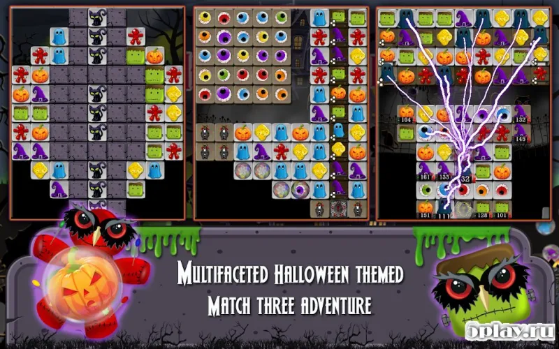 Halloween Drops 4 - Match three puzzle screenshot 4