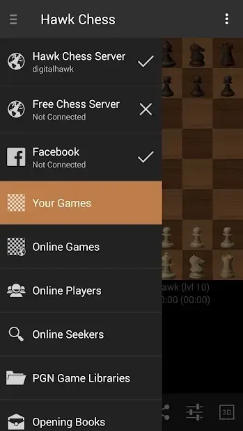Hawk Chess screenshot 1