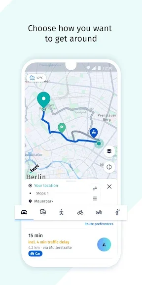 HERE WeGo - Оффлайн карти screenshot