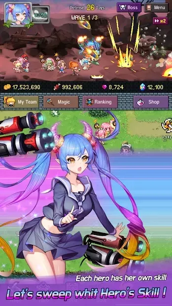 Hero Evolution 2 : Ninja Girls 2.4.2 screenshot 3