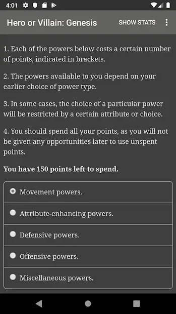Hero or Villain: Genesis 1.2.2 screenshot 2