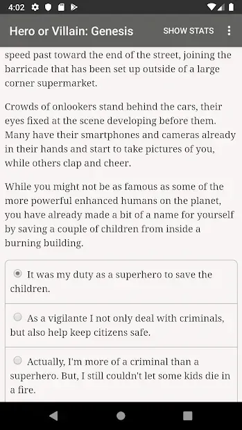 Hero or Villain: Genesis 1.2.2 screenshot 3
