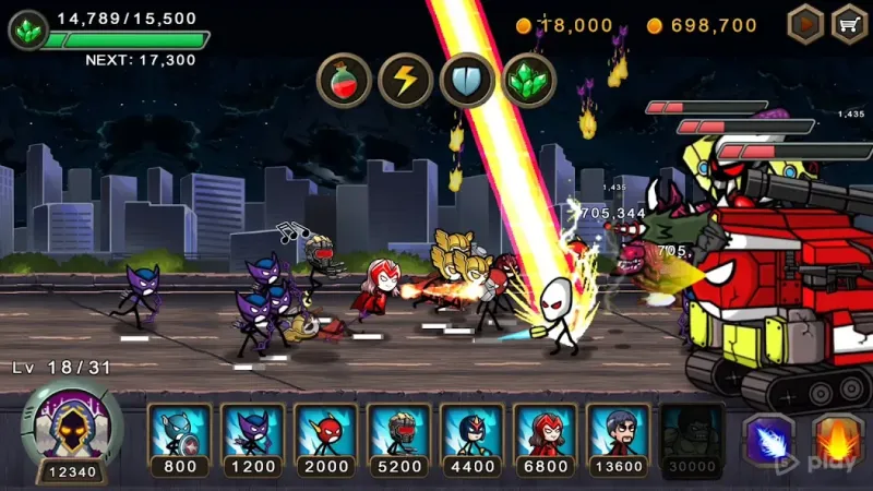 HERO WARS: Super Stickman Defense screenshot 1