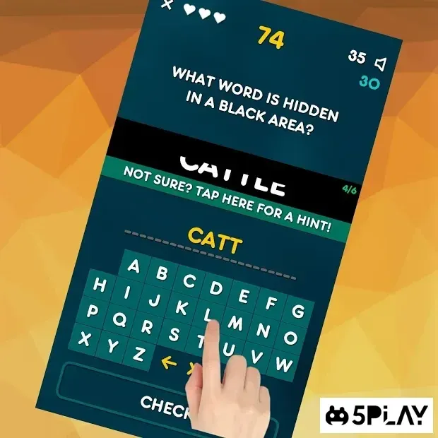 Hidden Word Brain Exercise PRO screenshot 1
