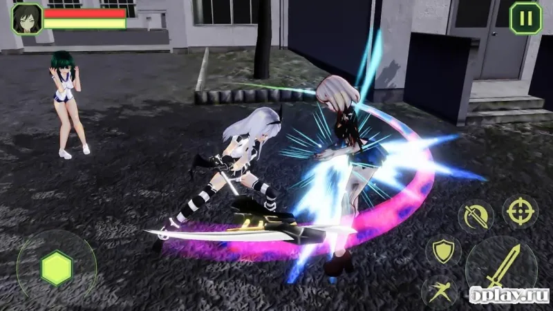 High School Girls-Anime Sword Fighting Games 2018 screenshot 1