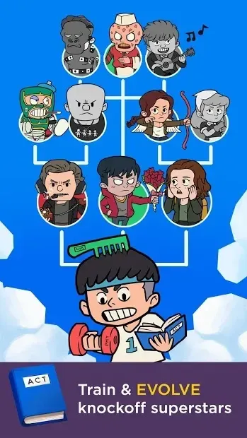 Hollywhoot: Idle Hollywood Evolution Parody screenshot 3