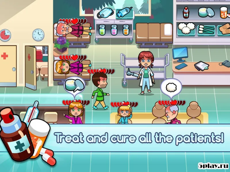 Hospital Dash - Healthcare Time Management Game screenshot 1