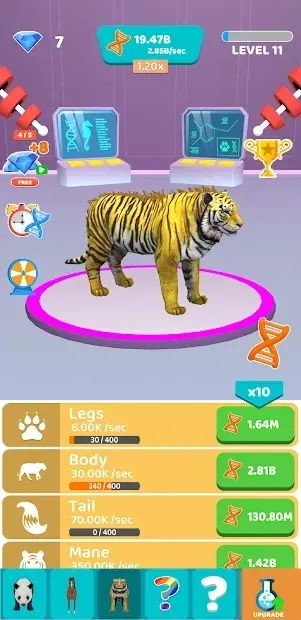 Idle Animal Evolution 0.41 screenshot 4