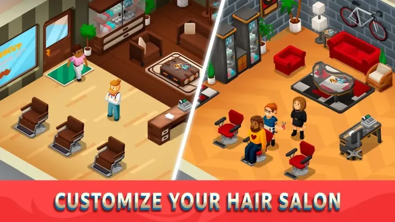 Idle Barber Shop Tycoon - Business Management Game 1.0.7 screenshot 3