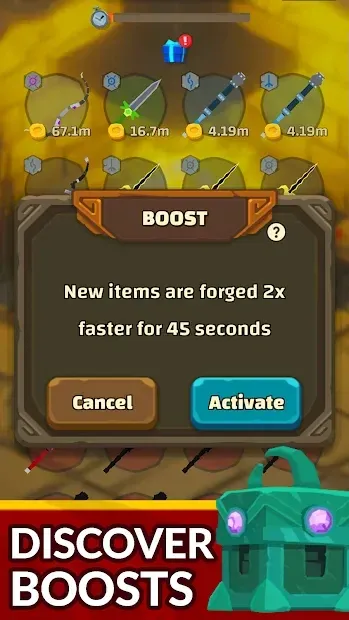 Idle Blacksmith - AFK Merge Tycoon 0.13 screenshot 2