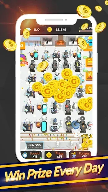 Idle Blacksmith Shop - Sword And Weapon Craftin 1.0.2 screenshot 2