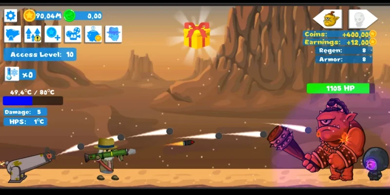 Idle Cannon Quest: Tap Clicker screenshot