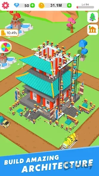 Idle Construction 3D screenshot 3