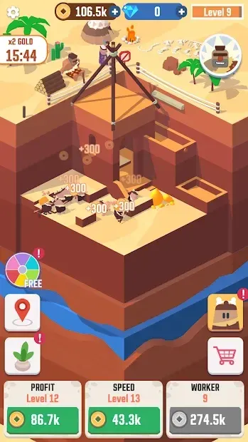 Idle Digging Tycoon 1.4.6 screenshot 1