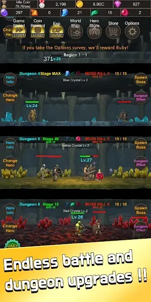 IDLE DUNGEON 1.4.1 screenshot 1