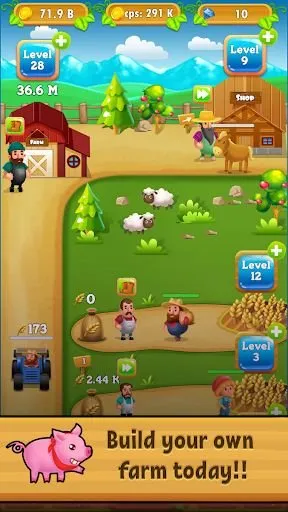 Idle Farm Tycoon - a Cash, Inc and Money Idle Game screenshot 1