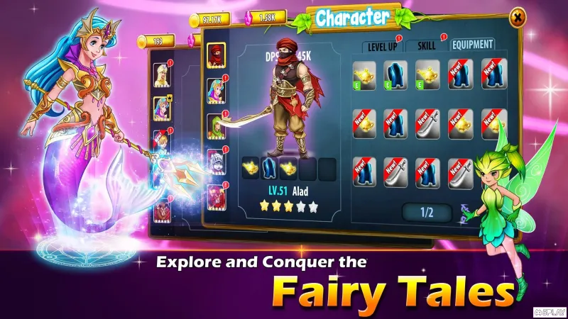 Idle Grimm: Heroes - RPG Offline - Clicker Games screenshot 3