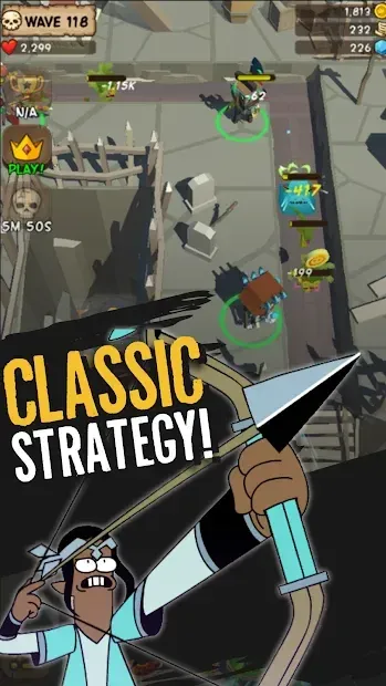 Idle Hero TD - Fantasy Tower Defense screenshot 2