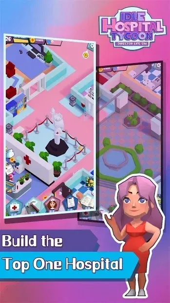 Idle Hospital Tycoon - Director Life Sim 1.06 screenshot 1