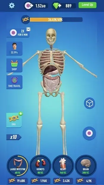 Idle Human 2 v2.0.0 screenshot 1