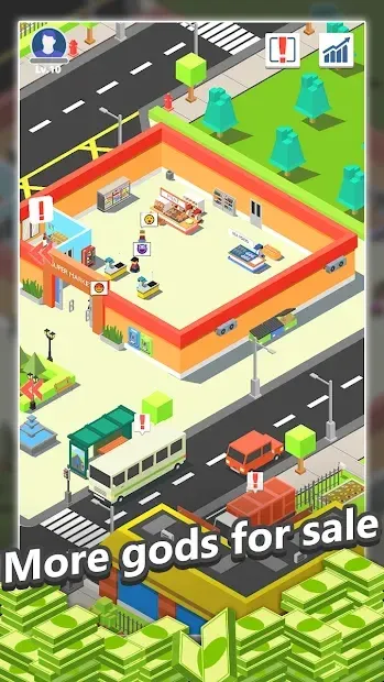 Idle Market Street 1.0.4 screenshot 1