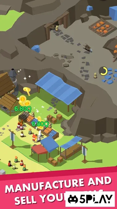 Idle Medieval Town - Tycoon, Clicker, Medieval screenshot 4