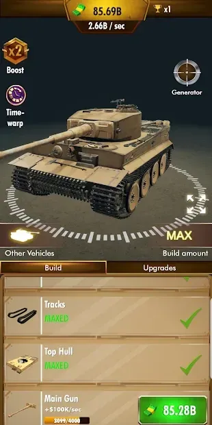 Idle Panzer 1.0.1.052 screenshot 2