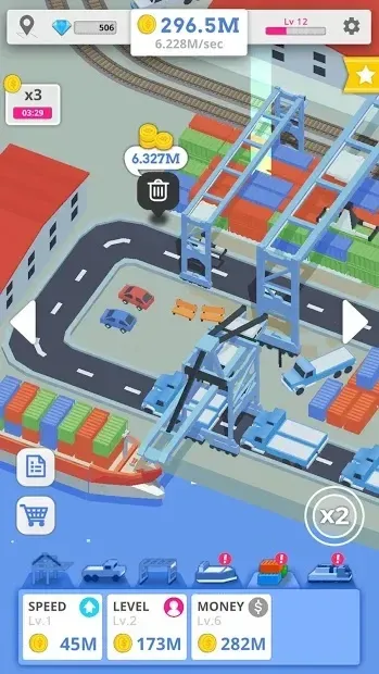 Idle Port Tycoon 3.2.2 screenshot 2
