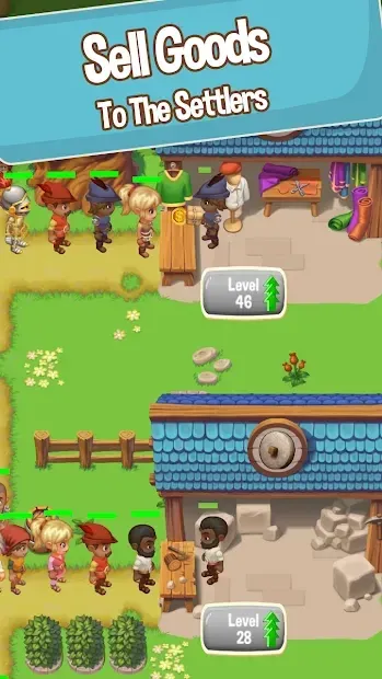 Idle Settlers: Medieval Trading Tycoon 1.8.9 screenshot 1