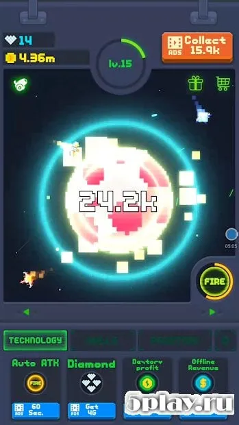 Idle Space War screenshot 1