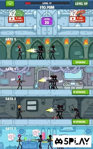 Idle Stickman screenshot 3