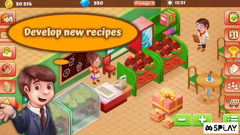 Idle Sweet Bakery - Cakes Factory screenshot 1