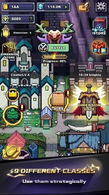 Infinite Knights - Turn-Based RPG screenshot 2