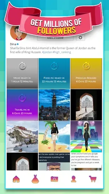 InstaGame : Social Network Game v2018.2.f6 screenshot 1