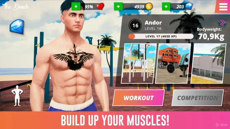 Iron Muscle - Be the champion игра бодибилдинг 1.293 screenshot 3