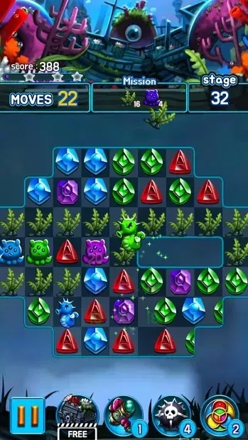 Jewel Kraken: Match3 puzzle 1.10.0 screenshot 4