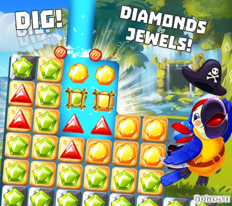 Jewel Pirate Digger Treasures screenshot 4