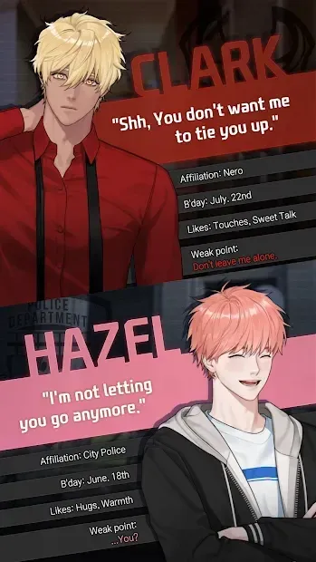 Killing Kiss : BL story game 1.5.2 screenshot 2