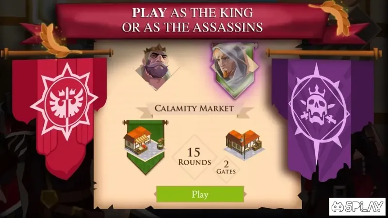King and Assassins: The Board Game screenshot 2