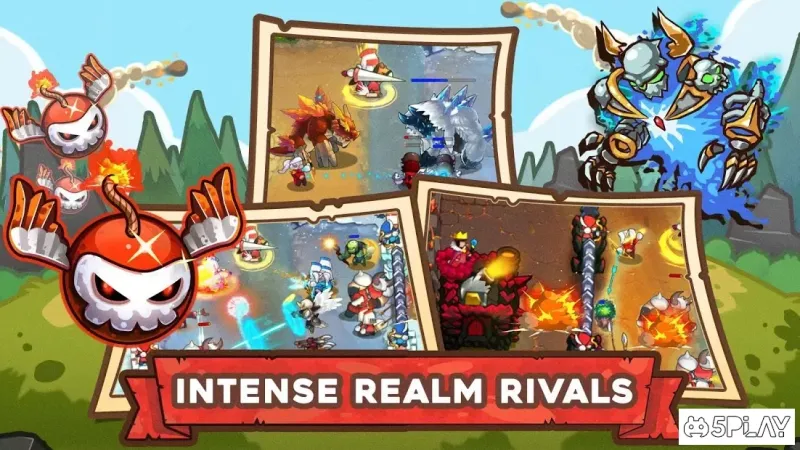 Королівські суперники: Військова сутичка - стратегія PVP 1.3.4 screenshot 4