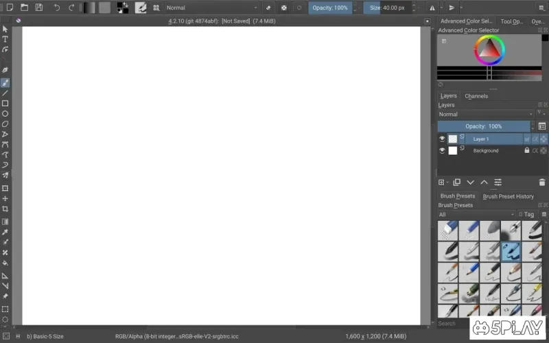 Krita 4.4.5 screenshot 2