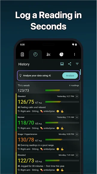 Кров'яний тиск screenshot