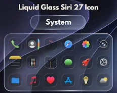 Liquid Glass Siri 27 Icon Pack screenshot