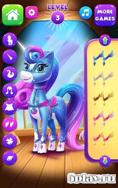 Magical Unicorn Candy World screenshot 2