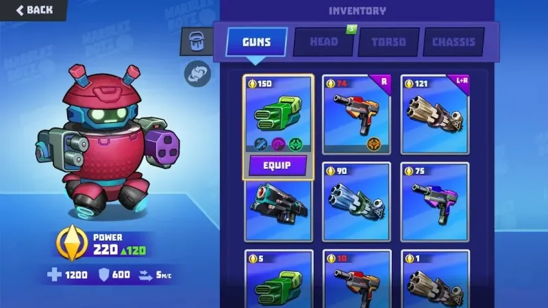 Marble Clash: 3D Бои Роботов 0.4 screenshot 4