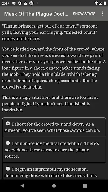 Mask of the Plague Doctor 1.0.7 screenshot 1