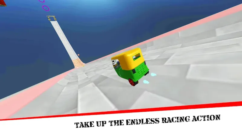Mega Rikshaw Extreme Impossible Stunts 3D v1 screenshot 4