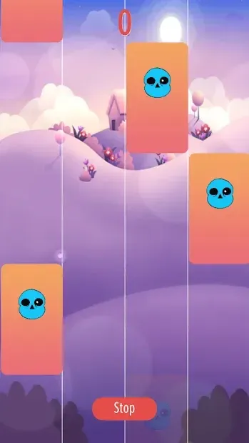 Megalovania рџЋ№ Sans Piano Tiles 4 v2 screenshot 1