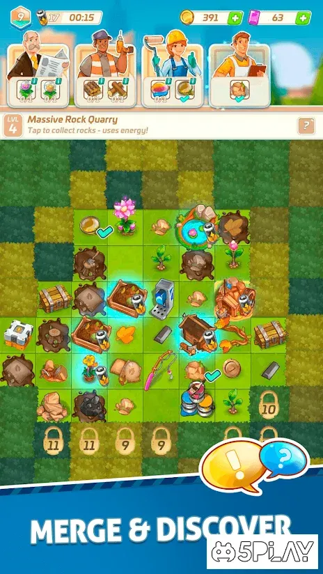 Merge Estate! Mystery Town 0.2.1 screenshot 2