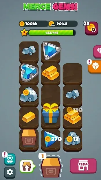 Merge Gems! screenshot 4